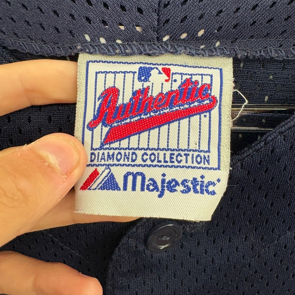 Vintage New York Yankees Jersey Mens Large Derek Jeter Stitched Made In USA 90s - Picture 4 of 11